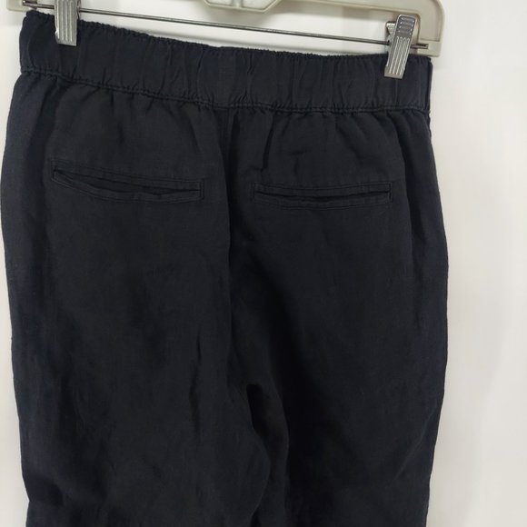 Rachel Roy 100%‎ linen pants black size small - Picture 8 of 8